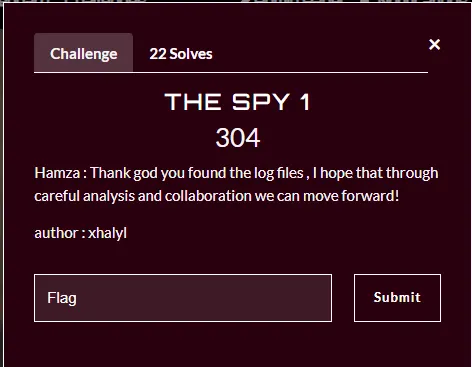 The Spy 1 challenge