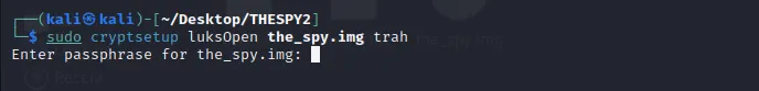 cryptsetup asking for passphrase